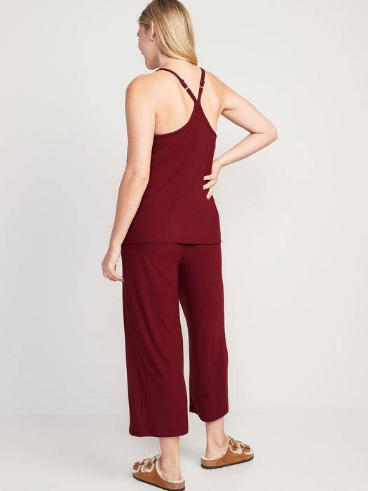 Maternity Sunday Sleep Racerback Pajama Top and Pants Set