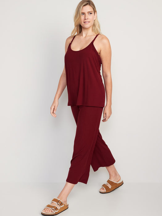 Maternity Sunday Sleep Racerback Pajama Top and Pants Set