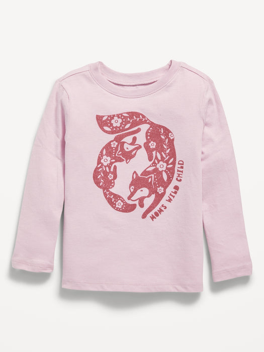 Unisex Long-Sleeve Graphic T-Shirt for Toddler