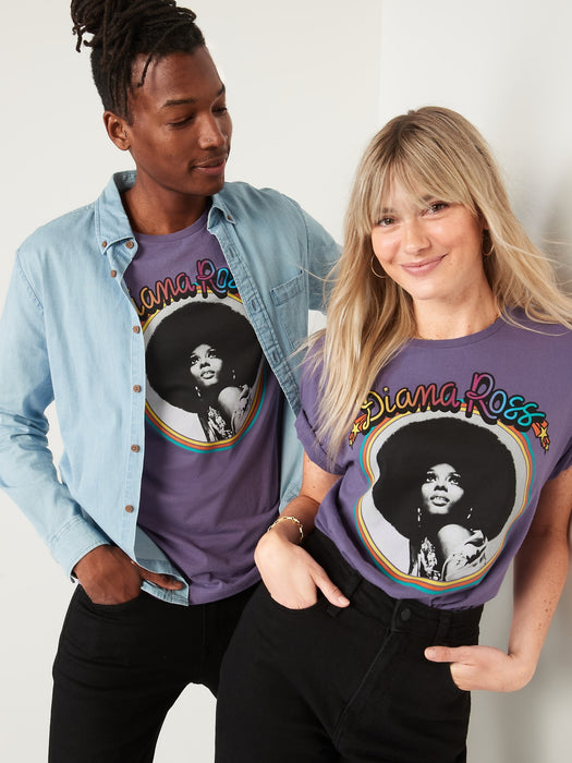Diana Ross Gender-Neutral Graphic T-Shirt for Adults