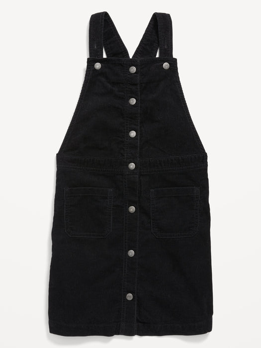 Corduroy Pinafore Overall Dress for Girls