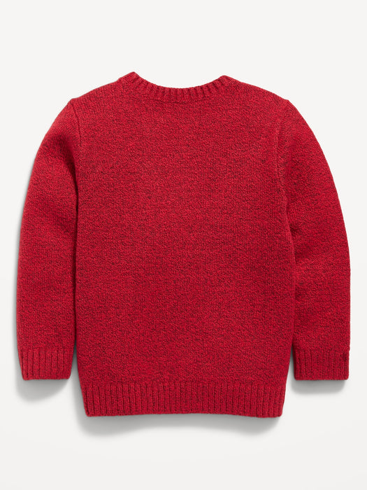Unisex Cable-Knit Pullover Sweater for Toddler