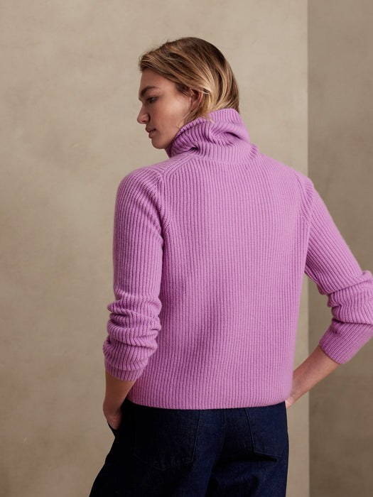 Chiara Cashmere Turtleneck Sweater