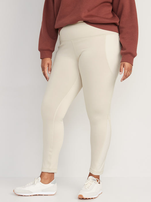 High-Waisted UltraCoze Fleece-Lined Leggings for Women