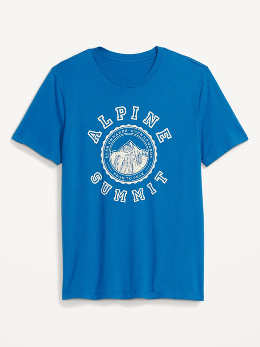 Soft-Washed Graphic T-Shirt for Men