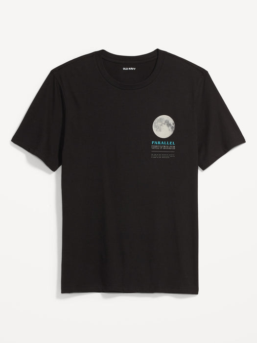 Soft-Washed Graphic T-Shirt for Men