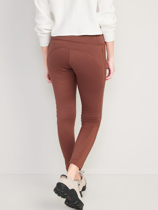 High-Waisted UltraCoze Fleece-Lined Leggings for Women