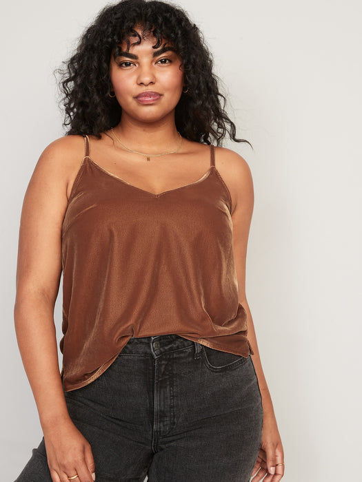 Velvet Cami Top for Women