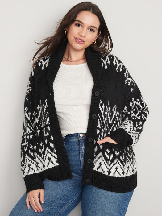 Cozy Fair Isle Cardigan for Women