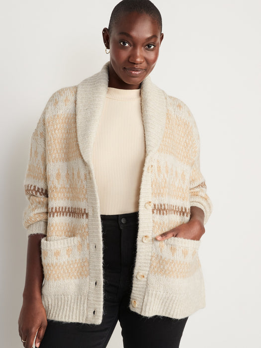 Cozy Fair Isle Cardigan for Women