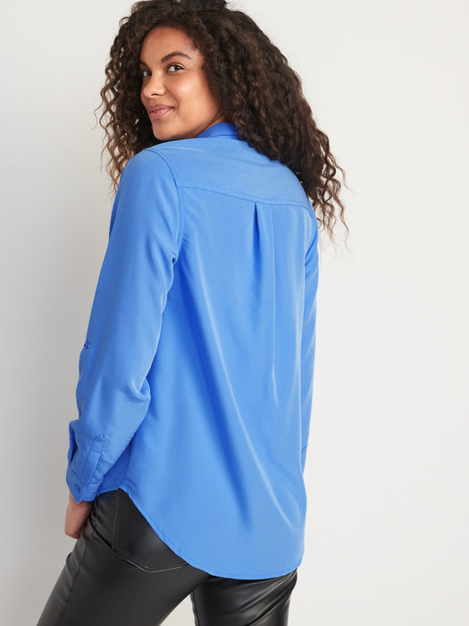 Utility Button-Down Shirt for Women