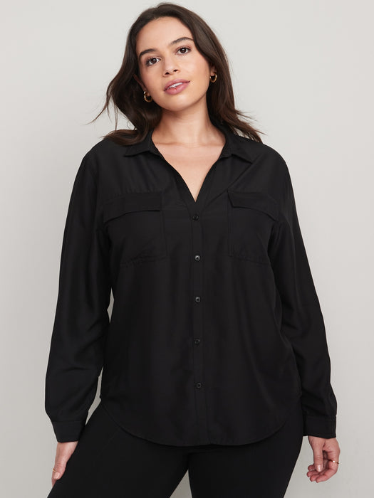 Utility Button-Down Shirt for Women