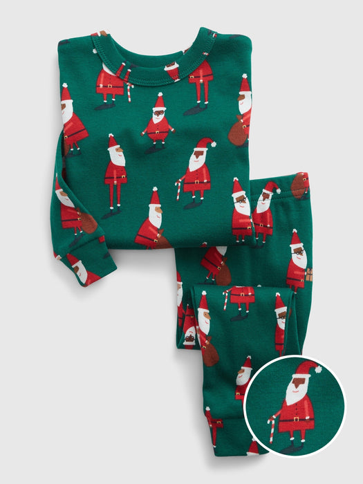 babyGap 100% Organic Cotton Santa PJ Set - santa