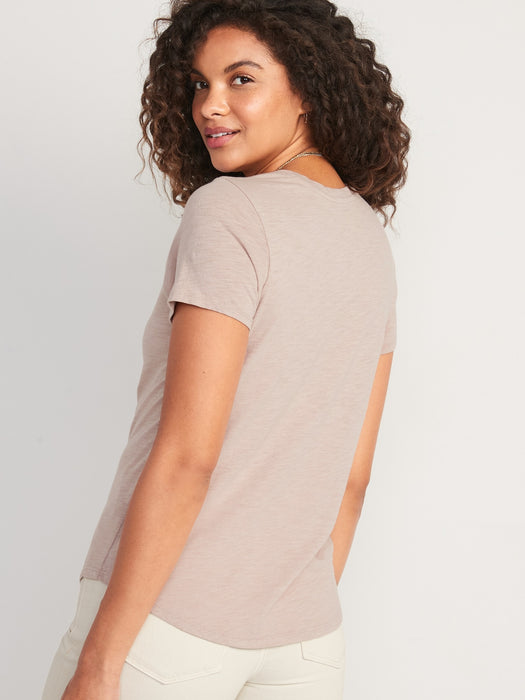 EveryWear Logo Graphic T-Shirt for Women - Brown