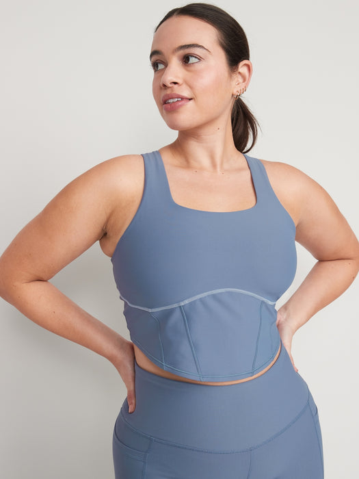 Light Support PowerSoft Longline Sports Bra for Women
