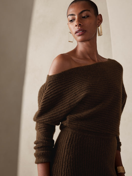 Colleta Off-Shoulder Midi Dress