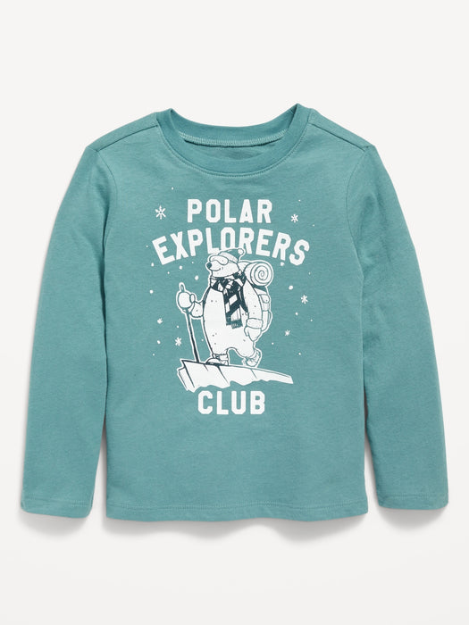 Unisex Long-Sleeve Graphic T-Shirt for Toddler