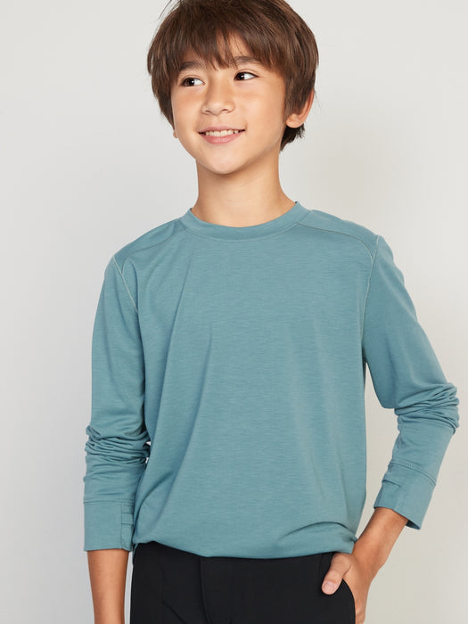 Beyond 4-Way Stretch Long-Sleeve T-Shirt for Boys