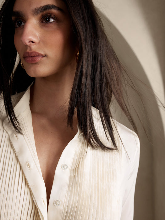 Silk Tuxedo Shirt