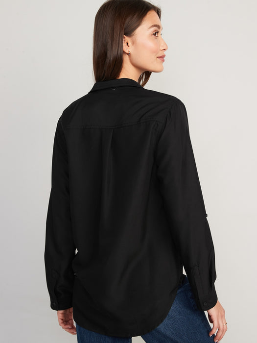 Utility Button-Down Shirt for Women