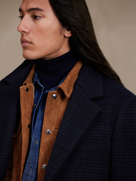 Trento Plaid Topcoat