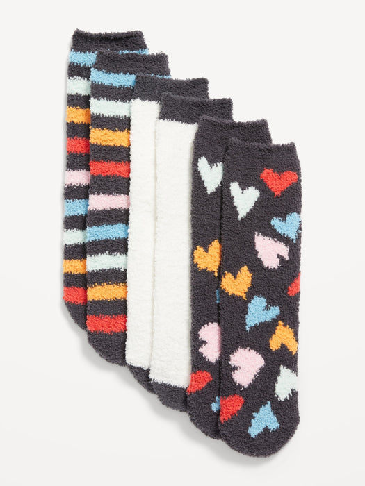 Cozy Crew Socks 3-Pack for Women - Multi