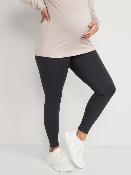 Maternity High-Waisted CozeCore Leggings - Black