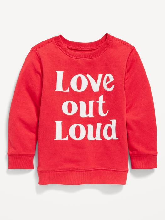 Unisex French-Terry Graphic Sweatshirt for Toddler