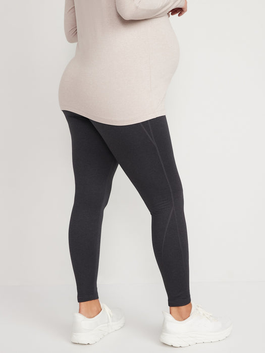 Maternity High-Waisted CozeCore Leggings - Black