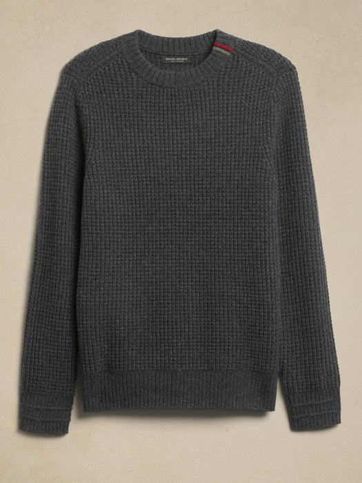 Artie Cashmere Sweater - Dark charcoal grey