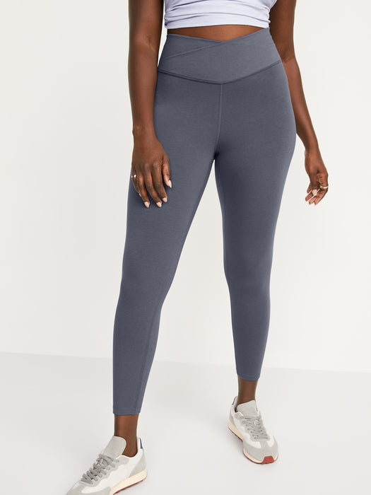 Extra High-Waisted PowerChill Crossover 7/8-Length Leggings for Women