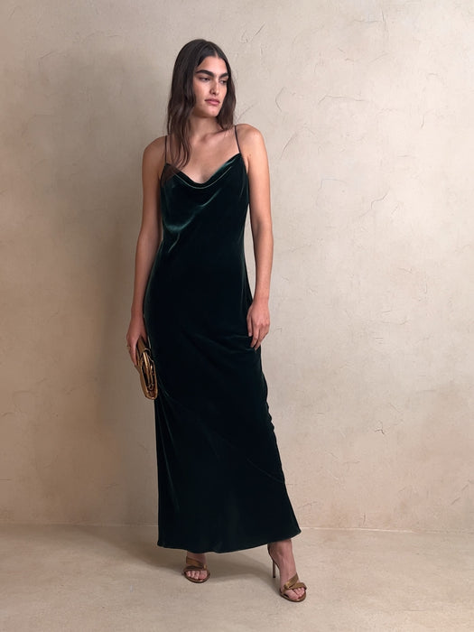 Rita Velvet Maxi Dress