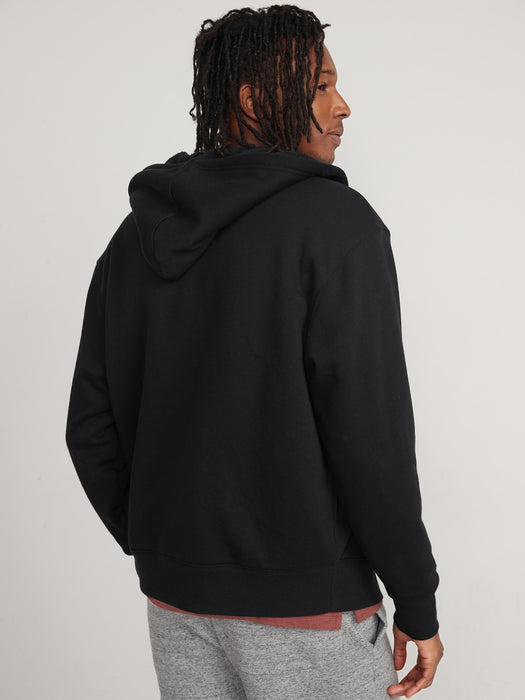 Cozy Sherpa-Lined Zip Hoodie for Men