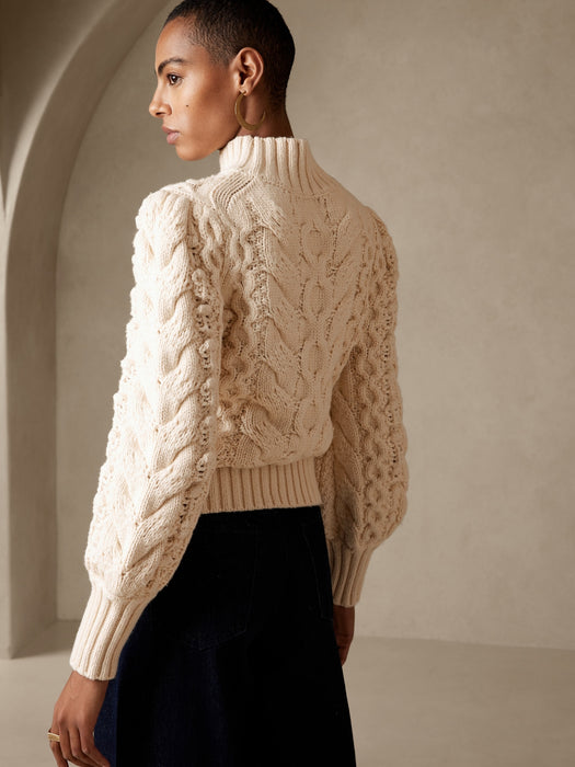 Ticino Puff-Sleeve Sweater