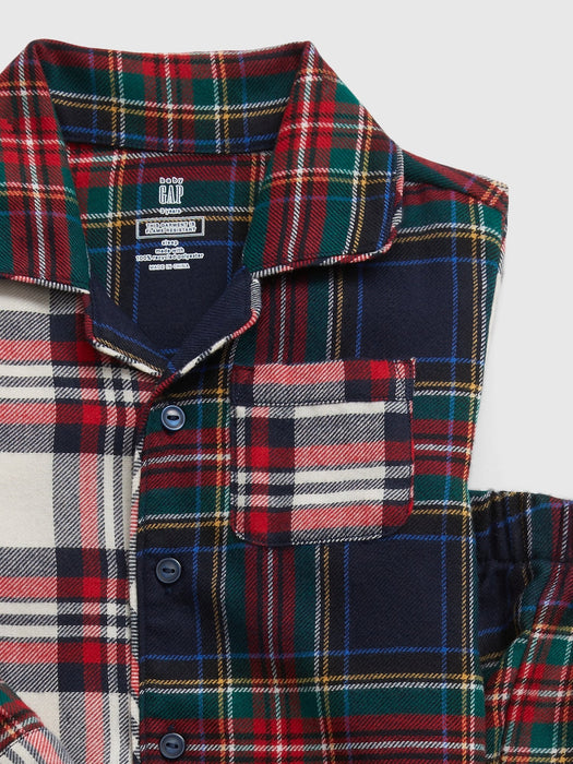 babyGap 100% Recycled Plaid PJ Set - plaid