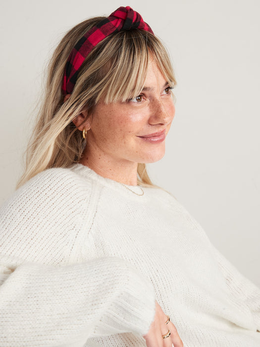 Fabric-Covered Headband For Women