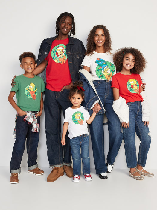 The Simpsons™ Christmas Matching Unisex T-Shirt for Toddler