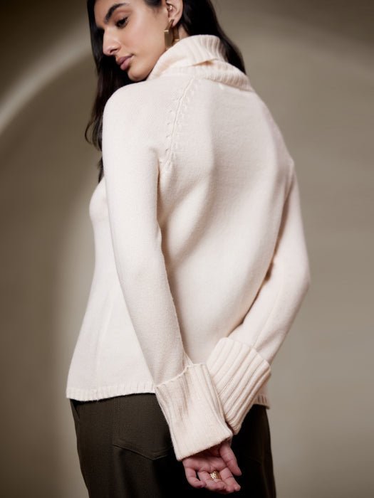 BR ARCHIVES Cashmere Turtleneck Sweater