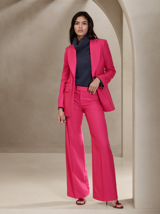 Lido Sculpted Italian Wool Blazer