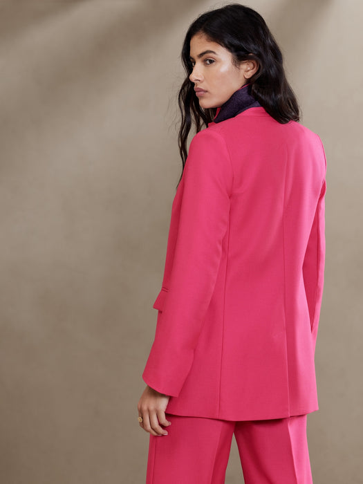 Lido Sculpted Italian Wool Blazer