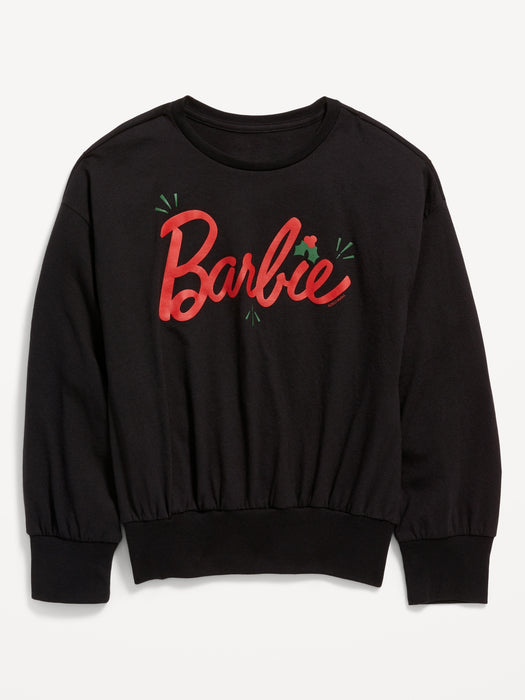 Long-Sleeve Holiday Licensed Pop-Culture T-Shirt for Girls