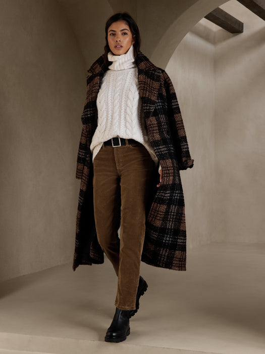 The Petite Straight Corduroy Pant - Vicuna Brown