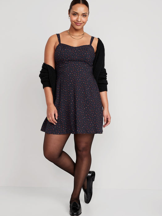 Fit & Flare Smocked Mini Cami Dress for Women