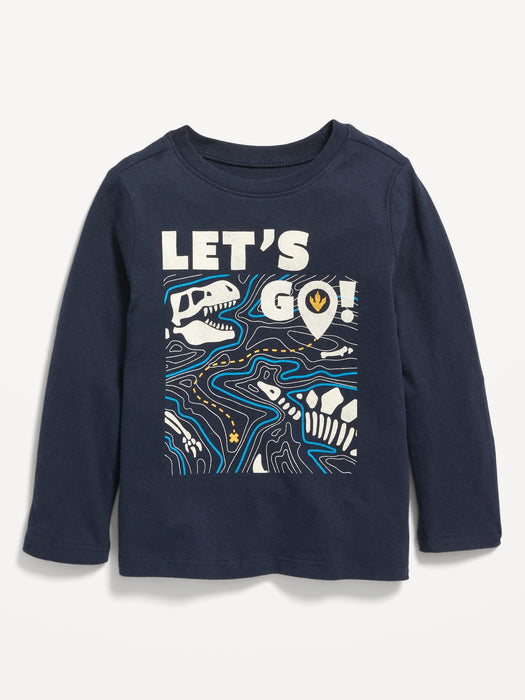 Unisex Long-Sleeve Graphic T-Shirt for Toddler