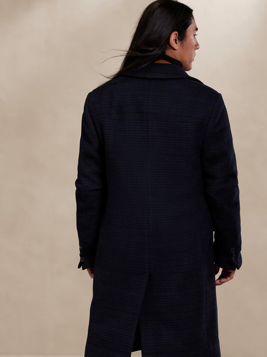 Trento Plaid Topcoat