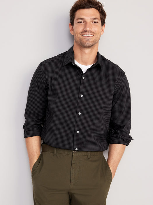 Regular-Fit Pro Signature Performance Dress Shirt for Men - Gray