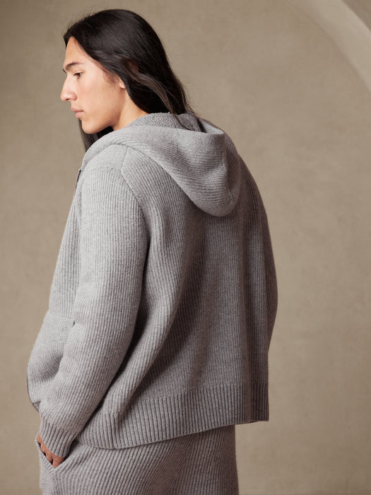 Enna Merino-Cashmere Hoodie Sweater