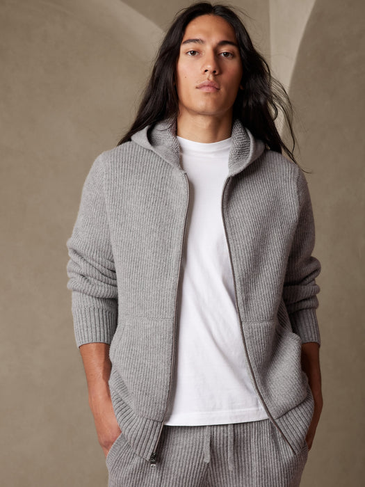 Enna Merino-Cashmere Hoodie Sweater