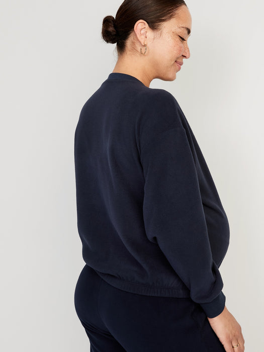 Maternity Microfleece Pajama Top