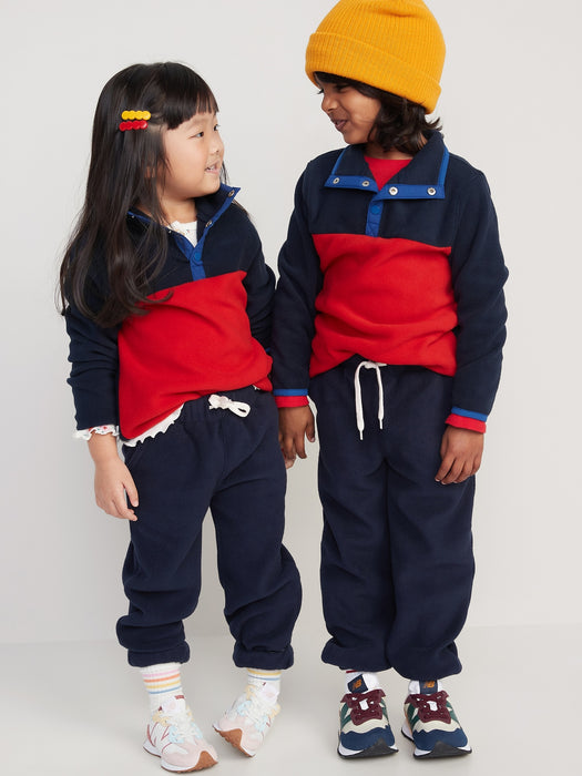 Unisex 1/4-Snap Color-Block Pullover for Toddler